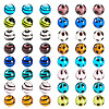 64Pcs 16 Styles Handmade Lampwork Beads LAMP-TA0001-59A-3