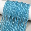 Natural Blue Topaz Beads Strands G-B175-D21-3mm-1