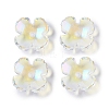 50Pcs Baking Paint Glass Bead Caps GLAA-FP0001-21-2