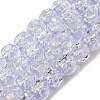 Handmade Foil Lampwork Beads Strands FOIL-C002-01A-1