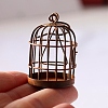 Miniature Vintage Style Rusty Iron Birdcage MIMO-PW0001-167B-1-1