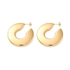 C-Shaped 304 Stainless Steel Stud Earrings EJEW-A125-21G-4