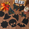 Halloween Rainbow Scratch Paper Art Pendant Decoration Kits DIY-WH20013-22-4