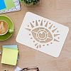 Large Plastic Reusable Drawing Painting Stencils Templates DIY-WH0202-065-3