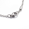 Tarnish Resistant 304 Stainless Steel Link Bracelets BJEW-E347-P-5