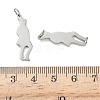 304 Stainless Steel Pendants LS-STAS-P423-03P-3