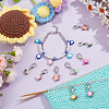 16Pcs 8 Style Ice Cream & Cake Handmade Polymer Clay Imitation Food Pendant Stitch Markers HJEW-NB00031-4