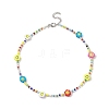 Glass Seed Bead Beaded Necklaces NJEW-JN04212-1