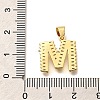 Rack Plating Brass Micro Pave Cubic Zirconia Pendants KK-L226-100G-M-3