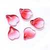 Transparent Glass Charms GLAA-H016-02B-14-2