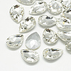 Pointed Back Glass Rhinestone Cabochons RGLA-T081-18x25mm-01-1