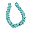 Synthetic Turquoise Dyed Beads Strands G-G142-A05-01-3