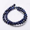 Natural Lapis Lazuli Beads Strands G-A163-07-8mm-5
