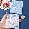 DIY Butterfly Pendant Silicone Molds for DIY Earring Making DIY-YW0009-84-4