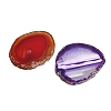 Dyed & Heated Natural Agate Slice Cabochons GG-CBAAF67-01-2