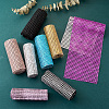 Plastic 24 Rows Rhinestone Mesh Wrap Roll AJEW-TA0001-09-17