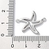 Rack Plating Brass Micro Pave Clear Cubic Zirconia Connector Charms KK-Z039-37P-3