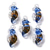 Handmade Lampwork Pendants LAMP-S068-08D-1