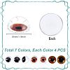 28Pcs 7 Colors Glass Craft Doll Eye DIY-GA0002-85-2