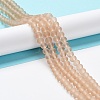 Transparent Glass Beads Strands EGLA-A034-T2mm-MD20-2