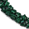 Synthetic Malachite Beads Strands G-Z080-A15-8mm-4