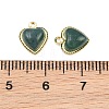 Natural Moss Agate Pendants GG-CBA110A-01G-3