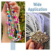 500Pcs 10 Style ABS Plastic Imitation Pearl Beads KY-BY0001-02-13