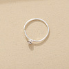 Stainless Steel Flat Round Hoop Nose Rings for Women Men WG949CF-04-1