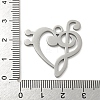 Non-Tarnish 304 Stainless Steel Pendants STAS-K253-06P-3