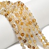 Grade A Natural Yellow Hematoid Quartz Beads Strands G-L642-F04-4mm-1