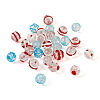 Craftdady 30Pcs 6 Style Handmade Bumpy Lampwork Beads LAMP-CD0001-19-14