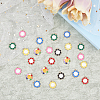 DICOSMETIC 70Pcs 7 Colors Alloy Enamel Pendants ENAM-DC0001-38-4