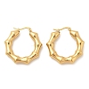 304 Stainless Steel Polygon Hoop Earrings EJEW-Q011-13G-2