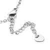 Tarnish Resistant 201 Stainless Steel Link Bracelets with Cable Chains LS-BJEW-P297-01P-A-3