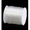 0.8mm Crystal Polyester Threads Transparent Jewelry Bracelet Beading Wire Cords EW-PH0001-0.8mm-02-8