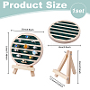 Round Wooden Ring Display Easels RDIS-WH0032-005B-2