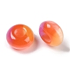 Triple Color Resin European Beads RESI-F055-06D-2