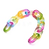 Handmade Two Tone Transparent Acrylic Cable Chains AJEW-JB00840-05-2