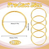 Iron Open Jump Rings FIND-SP0002-63E-2