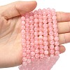 Pink Color Natural Madagascar Rose Quartz Beads Strands G-D654-6mm-3