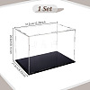 Transparent Plastic Minifigures Display Case ODIS-WH0043-144B-2