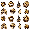 16Pcs 8 Styles Transparent Acrylic Pendants OACR-FS0004-06-1