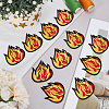 14Pcs Polyester Clothing Patches DIY-CY0003-57-4