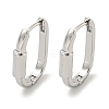 Brass Hoop Earrings EJEW-L211-010N-P-1