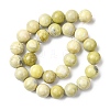 Natural Lemon Jade Beads Strands G-H343-D01-14mm-3