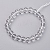Natural Quartz Crystal Stretch Bracelets X-G-N0268-02-1