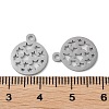 Non-Tarnish 304 Stainless Steel Charms STAS-F300-03P-3