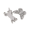 20Pcs 201 Stainless Steel Pendants STAS-G365-01P-2