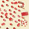 Pink Color Mixed Styles Glass Bead Sets DIY-YW0009-59-5