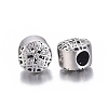 Hollow 925 Sterling Silver European Beads OPDL-L017-027TAS-2